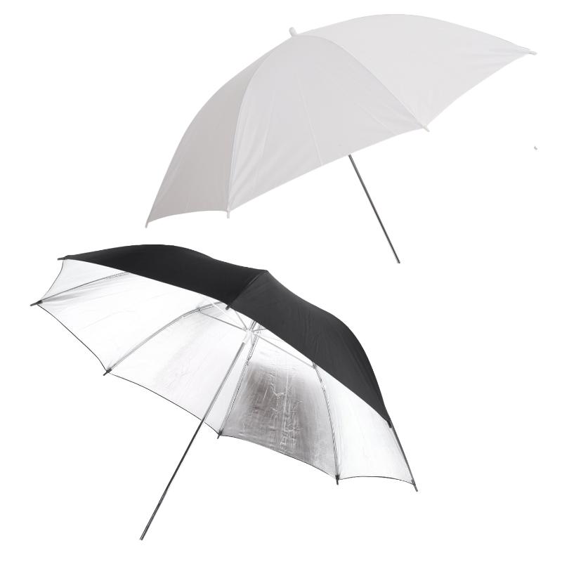 102 cm/40inch studio Photo Strobe Flash light reflector Black Silver soft umbrella
102 cm/40inch studio Photo Strobe Flash light reflector Black Silver soft umbrella