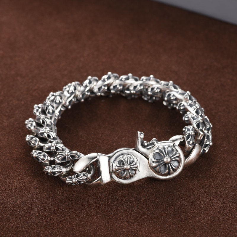Chrome/Jewelry Punk 925 Sterling Hip Hop Thai Silver Personalized Cross Thick Men's Domineering Bracelet Fashion Bracelet, Golden;silver
Chrome/Jewelry Punk 925 Sterling Hip Hop Thai Silver Personalized Cross Thick Men's Domineering Bracelet Fashion Bracelet, Golden;silver