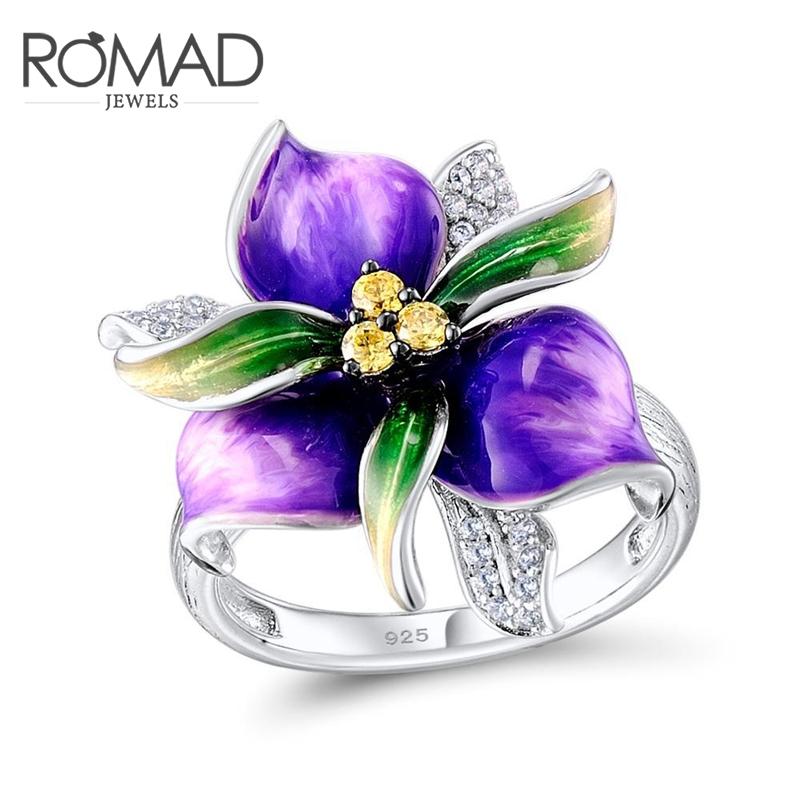 Cluster Rings ROMAD Vintage Flower Big Delicate Jewelry Crystal Ring Rhinestone Luxury Gift For Women Wedding Promise R4, Golden;silver
Cluster Rings ROMAD Vintage Flower Big Delicate Jewelry Crystal Ring Rhinestone Luxury Gift For Women Wedding Promise R4, Golden;silver