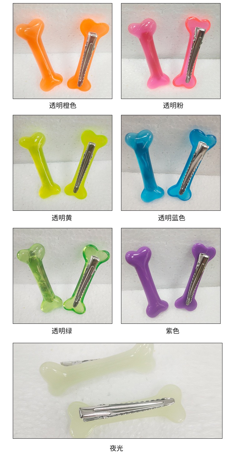 Free Shipping Fashion skeleton bone hair clip hairpin Zombie Punk Bone hairwear hairpin bobby pins