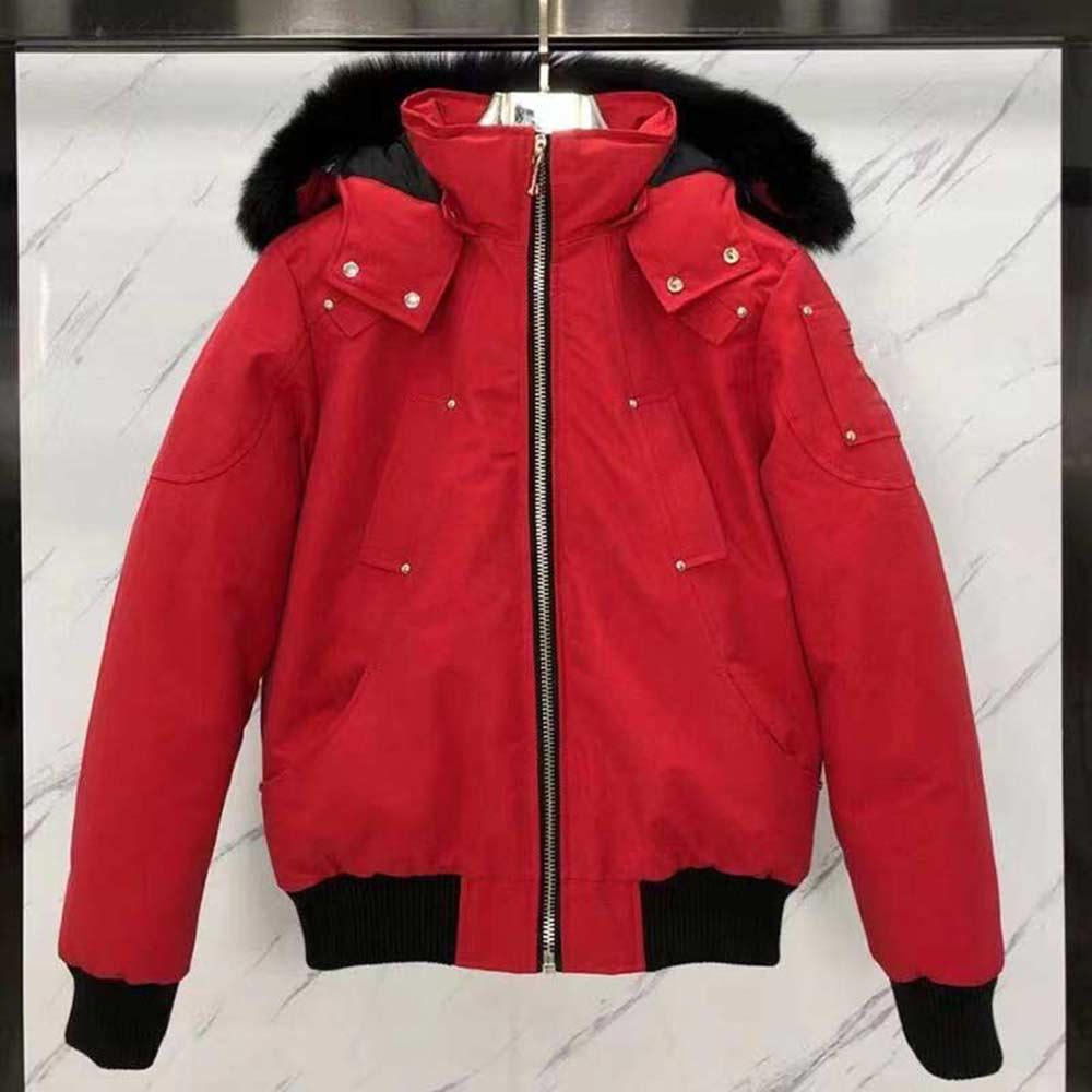 men winter coats moose down flight jacket big fur collar homme hoody outerwear hooded thick coat mens women jackets canada knuckles red, Black
men winter coats moose down flight jacket big fur collar homme hoody outerwear hooded thick coat mens women jackets canada knuckles red, Black