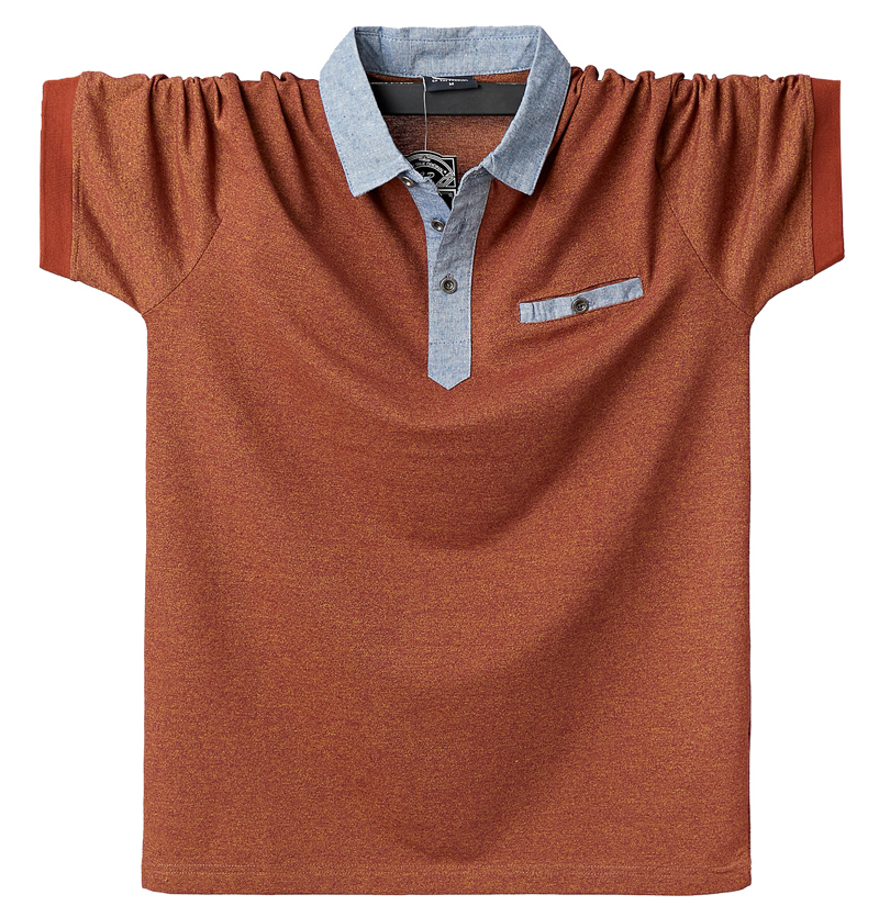 2021 New Polo in Contrast to Shirt 6xl Cotton Plus Casual Size Classic See Men's Clothes Pocket Tops t Tl8x, Brown
2021 New Polo in Contrast to Shirt 6xl Cotton Plus Casual Size Classic See Men's Clothes Pocket Tops t Tl8x, Brown