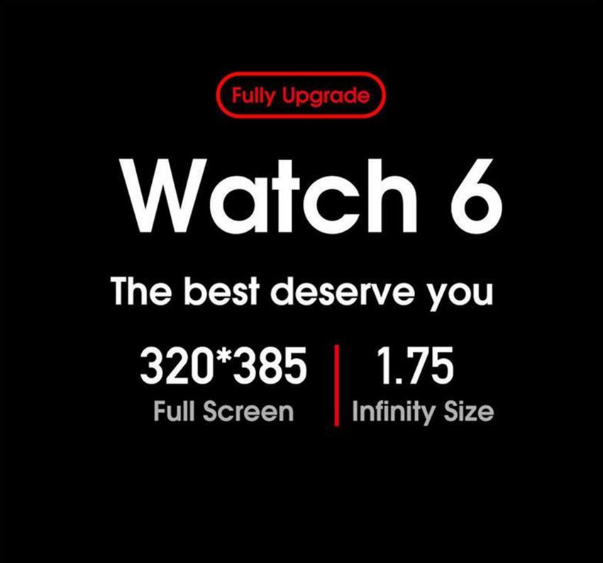 Newest 44mm Luxury Smart Watch Series 6 Bluetooth 5.0 Wireless Charging with GPS Serial Number Waterproof Wearable Device Heart Rate Blood Pressure Sleep Monitor
Newest 44mm Luxury Smart Watch Series 6 Bluetooth 5.0 Wireless Charging with GPS Serial Number Waterproof Wearable Device Heart Rate Blood Pressure Sleep Monitor