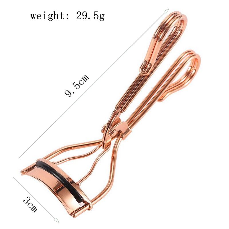 New arrival 4-pieces Stainless Steel Eyelash Curler Rose Gold/silver Eyelash Applicator Eyebrow Tweezers Set 30sets/lot DHL FREE