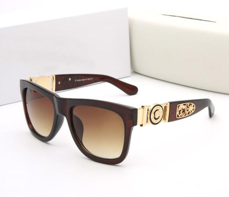 2022 Fashion Glasses Sunglasses Designer men's women's Brown Glasses Black Dark 55mm lenses 7678