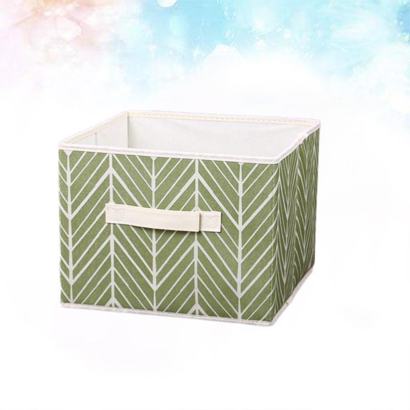 Square Nonwovens Storage Basket Sundries Cosmetics Storage Box Multipurpose Desktop Cloth Toys Bin Container (Green Leaf
Square Nonwovens Storage Basket Sundries Cosmetics Storage Box Multipurpose Desktop Cloth Toys Bin Container (Green Leaf