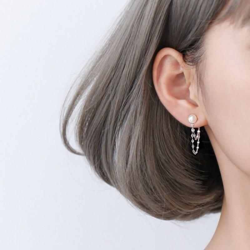 Stud Lovablegirls Korean Simulated Pearl Chain Earring Double Side Earrings Women Fashion Jewelry Delicate Party Bijoux
Stud Lovablegirls Korean Simulated Pearl Chain Earring Double Side Earrings Women Fashion Jewelry Delicate Party Bijoux