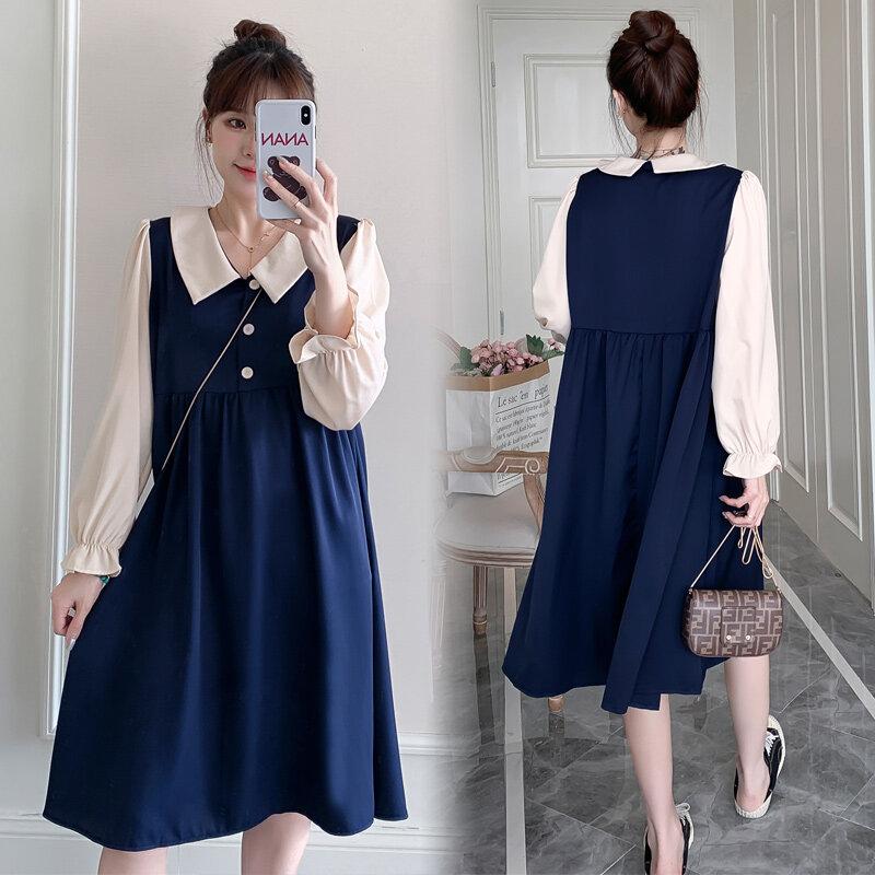 Maternity Dresses 7417# Clothes Spring Autumn Long Sleeves Patchwork Loose Stylish Dress Pregnant Women Mom, As photo
Maternity Dresses 7417# Clothes Spring Autumn Long Sleeves Patchwork Loose Stylish Dress Pregnant Women Mom, As photo
