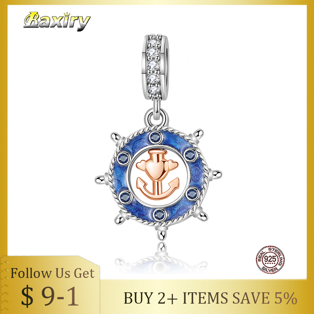 Sailor Pendants 925 Sterling Silver Charm Beads Accessories Fit Original Charms Silver 925 Bracelets DIY Jewelry Making Gifts Q0531
Sailor Pendants 925 Sterling Silver Charm Beads Accessories Fit Original Charms Silver 925 Bracelets DIY Jewelry Making Gifts Q0531