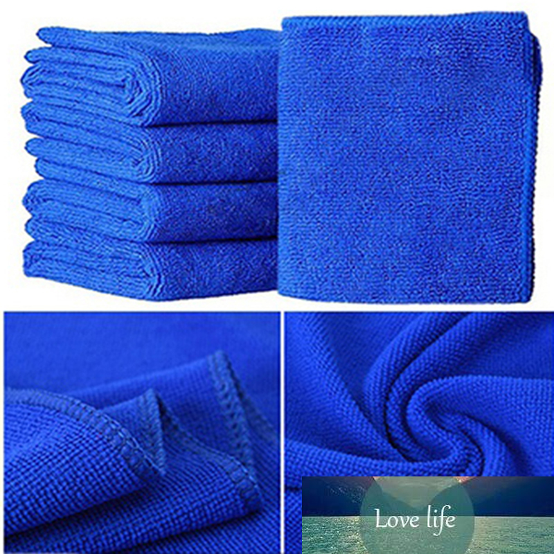 10Pcs Soft Auto Car Microfiber Wash Cloth Cleaning Towels Hair Drying Duster