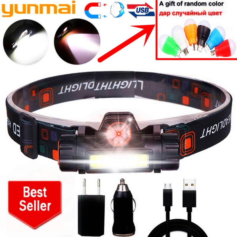 Headlamps Rechargeable 12000lm Powerful Headlight Xpe+cob Usb Headlamp Built-in Battery Head Light Waterproof Torch Camping Lamp
Headlamps Rechargeable 12000lm Powerful Headlight Xpe+cob Usb Headlamp Built-in Battery Head Light Waterproof Torch Camping Lamp