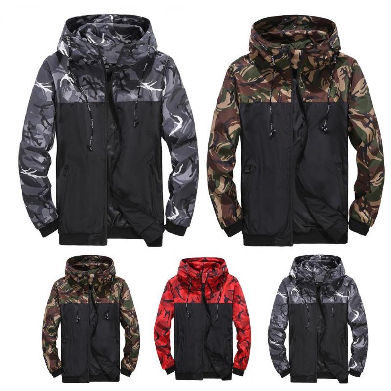 Men's Jackets Men Coat Camouflage Long Sleeve Stylish Windproof Waterproof Cardigan Loose Coats Sweatshirt Autumn Winter, Black;brown
Men's Jackets Men Coat Camouflage Long Sleeve Stylish Windproof Waterproof Cardigan Loose Coats Sweatshirt Autumn Winter, Black;brown