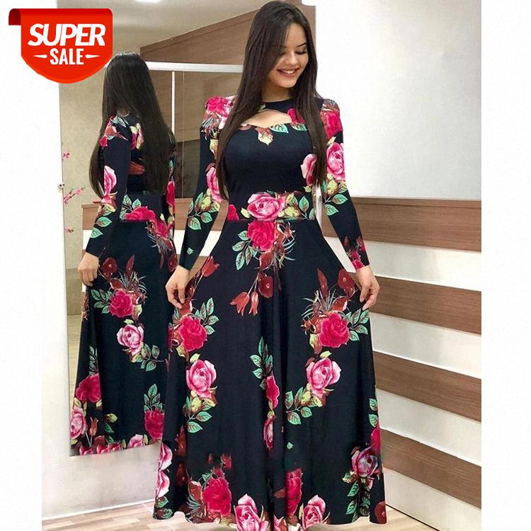 Women Long Maxi Dress 2020 Autumn Floral Print Boho Beach Dress Long Sleeve Evening Party Dresses Tunic Vestidos Plus Size #wT5I, Black;gray
Women Long Maxi Dress 2020 Autumn Floral Print Boho Beach Dress Long Sleeve Evening Party Dresses Tunic Vestidos Plus Size #wT5I, Black;gray