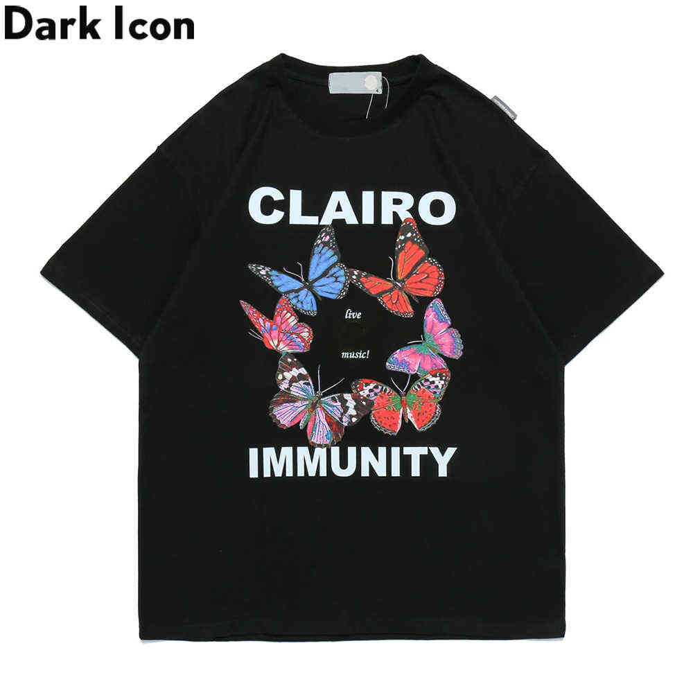 Colorful Butterfly T-shirt Men Women Loose Men's Summer Tshirts Cotton Tee 210603, White
Colorful Butterfly T-shirt Men Women Loose Men's Summer Tshirts Cotton Tee 210603, White