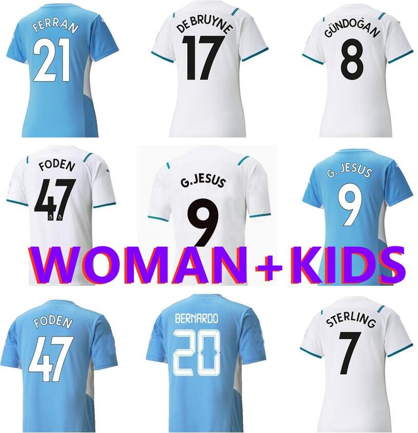 woman Manchester soccer jersey 21 22 GREALISH MAN G. JESUS CITY STERLING FERRAN DE BRUYNE FODEN 2021 2022 football shirts uniform men + kids kit, Gold
woman Manchester soccer jersey 21 22 GREALISH MAN G. JESUS CITY STERLING FERRAN DE BRUYNE FODEN 2021 2022 football shirts uniform men + kids kit, Gold
