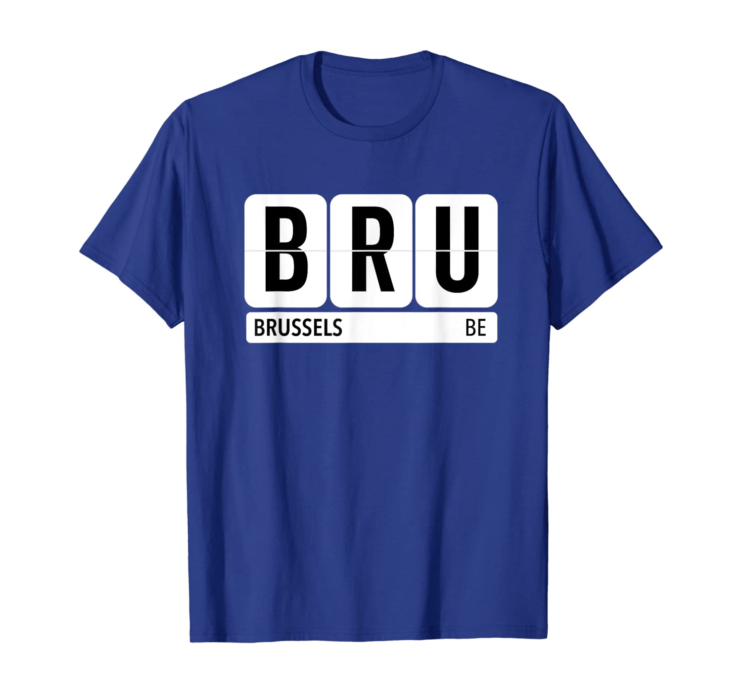 bru brussels belgium travel souvenir tshirt (black), White;black