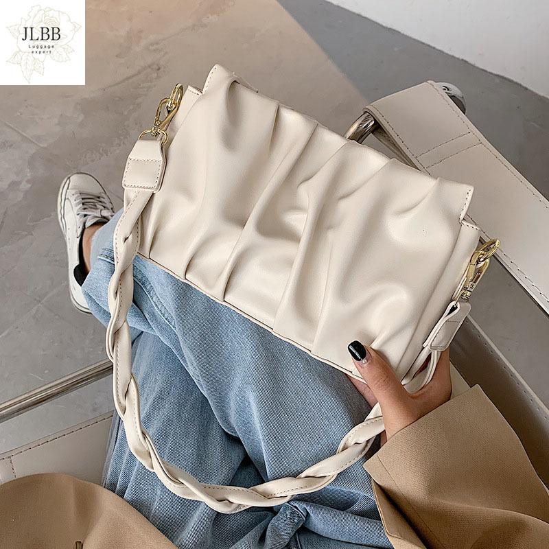 Casual Ruched Sqaure Women Shoulder Bags Designer Woven Strap Crossbody Bag Luxury Pu Leather Messenger Bag Female Small Purses, Beige
Casual Ruched Sqaure Women Shoulder Bags Designer Woven Strap Crossbody Bag Luxury Pu Leather Messenger Bag Female Small Purses, Beige