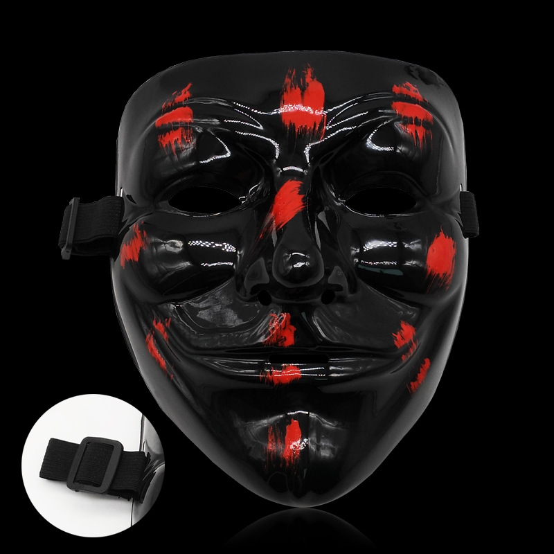 Halloween Masquerade V for Vendetta Hacker Mask Anonymous Guy Masks for Adults