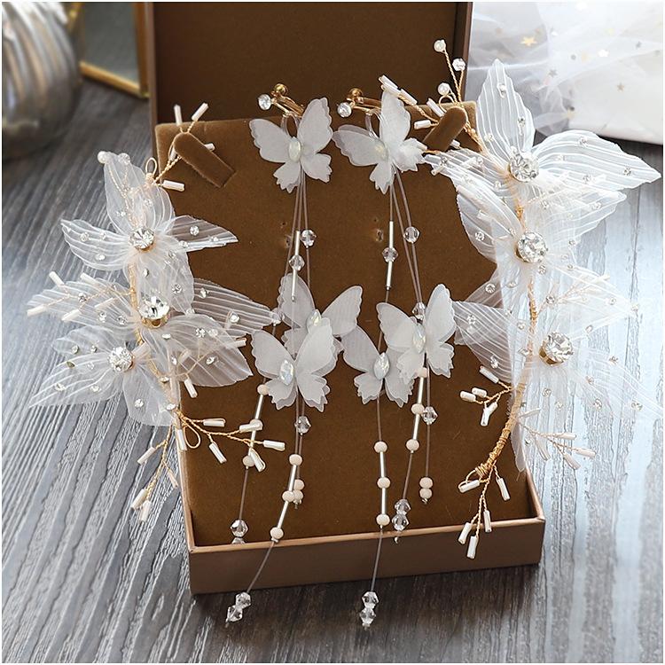 Hair Clips & Barrettes Bride's Headdress Sen Fairy Decoration Flower Hairpin Sweet Princess Simple Wedding Garment Modeling Jewelry, Golden;silver
Hair Clips & Barrettes Bride's Headdress Sen Fairy Decoration Flower Hairpin Sweet Princess Simple Wedding Garment Modeling Jewelry, Golden;silver