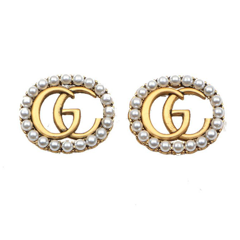 High Quality Women Brand Earrings Designers Letters Ear Stud 18K Gold Plated Imitation Pearl Earring for Wedding Party Jewerlry Accessories, Golden;silver
High Quality Women Brand Earrings Designers Letters Ear Stud 18K Gold Plated Imitation Pearl Earring for Wedding Party Jewerlry Accessories, Golden;silver