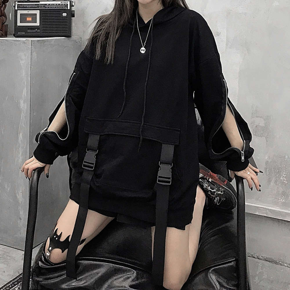 Japan Loose Hoodie South Korea Retro Dark Large Size High Street Hip Hop Female Streamer Hoodies Student Shirt Tide Casual Top, Black
Japan Loose Hoodie South Korea Retro Dark Large Size High Street Hip Hop Female Streamer Hoodies Student Shirt Tide Casual Top, Black