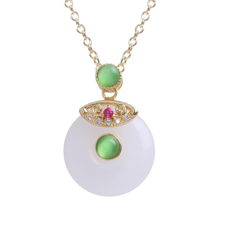 Chains Bettyue Noble Delicate Round Shape Necklace For Women With Gold Intricate Jewelry Fashion Statement Classic Party Decoration