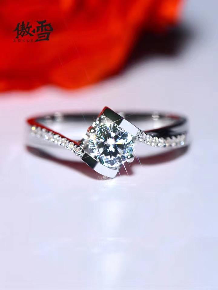 Cluster Rings 0.5ct Moissanite Fire Colour Super Beautiful, D VVS Latest Design 925 Sterling Silver Simple Style,, Golden;silver
Cluster Rings 0.5ct Moissanite Fire Colour Super Beautiful, D VVS Latest Design 925 Sterling Silver Simple Style,, Golden;silver