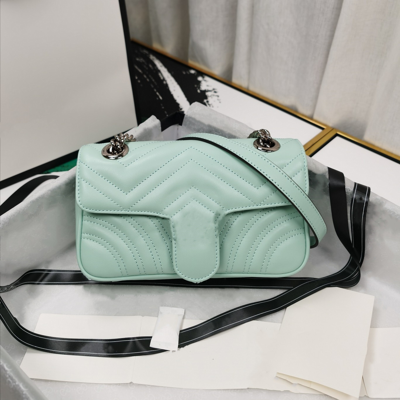 High Quality Womens Soho Disco Bag Light Marmont Multicolor small Canvas shoulder bags Handbags Silver Chain Crossbody Messenger Purse Wallet, Lemon yellow
High Quality Womens Soho Disco Bag Light Marmont Multicolor small Canvas shoulder bags Handbags Silver Chain Crossbody Messenger Purse Wallet, Lemon yellow