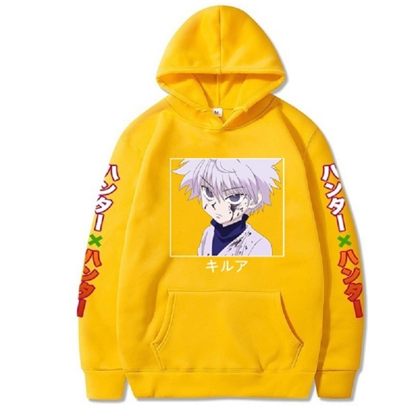 2021 Anime Hunter X Hunter Killua Leorio Kurapika Gon Hisoka Pullover Hoodie Streetswear Tops Y0809