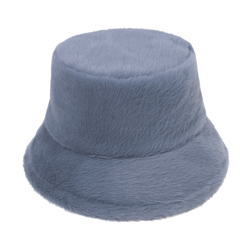 Winter Thickened Mink Hair Pure Color All-Matching Cover Face Plush Fisherman Hat Japanese Ins Warm Ear Protection Windproof Bucket Hat No., Blue
Winter Thickened Mink Hair Pure Color All-Matching Cover Face Plush Fisherman Hat Japanese Ins Warm Ear Protection Windproof Bucket Hat No., Blue
