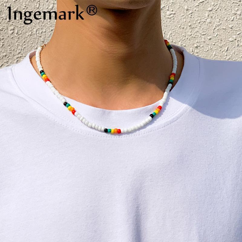 Chains Bohemian Korean Sweet Colorful Little Acrylic Bead Chain Necklace Women Neck Necklaces Choker Clavicle Beach Jewelry
Chains Bohemian Korean Sweet Colorful Little Acrylic Bead Chain Necklace Women Neck Necklaces Choker Clavicle Beach Jewelry