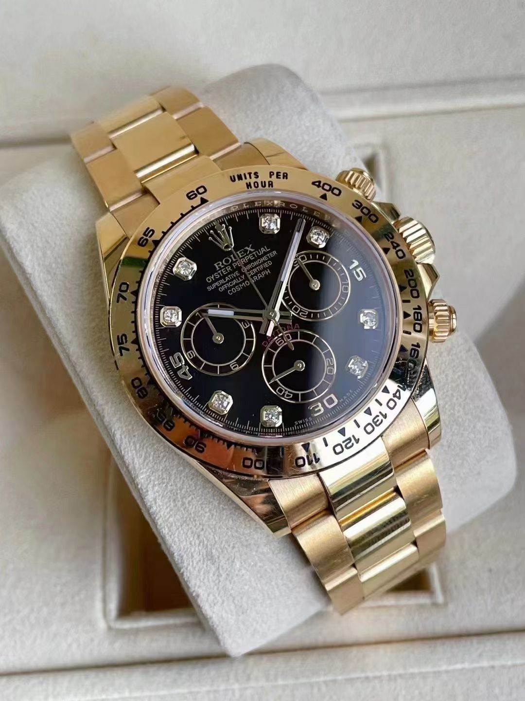 With Original Box Men High Quality Wristwatches 40mm Ceramic Bezel Basel President Watch Blue Dial 116508 Asia 2813 Movement Automatic Mecha, Slivery;brown
With Original Box Men High Quality Wristwatches 40mm Ceramic Bezel Basel President Watch Blue Dial 116508 Asia 2813 Movement Automatic Mecha, Slivery;brown