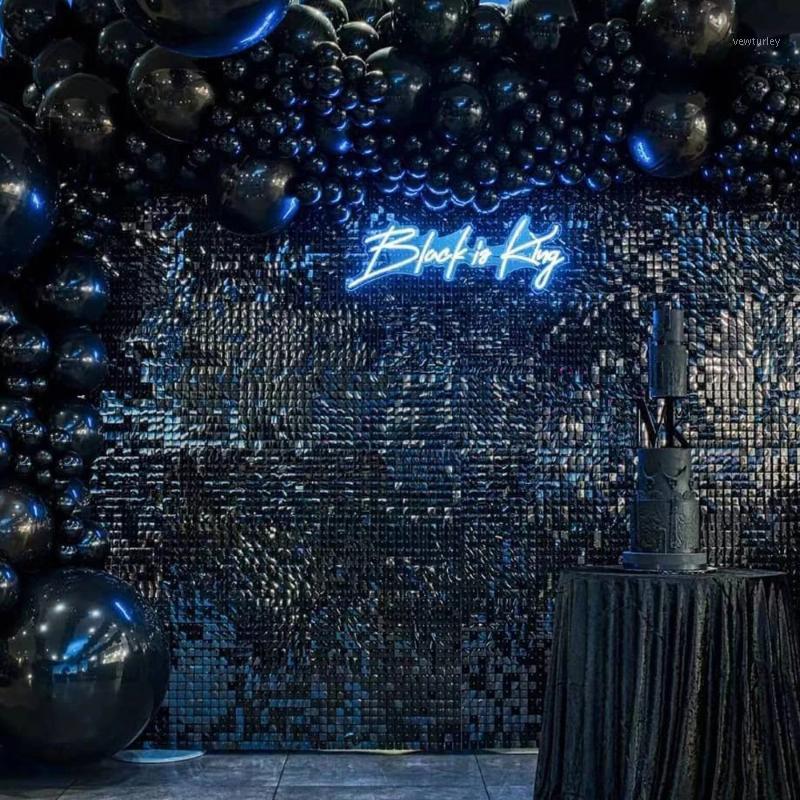 Party Decoration 30X30cm Black Sequin Shimmer Wall Backdrop Panels For Metallic Spangle Wedding Birthday Event Conference Show
Party Decoration 30X30cm Black Sequin Shimmer Wall Backdrop Panels For Metallic Spangle Wedding Birthday Event Conference Show