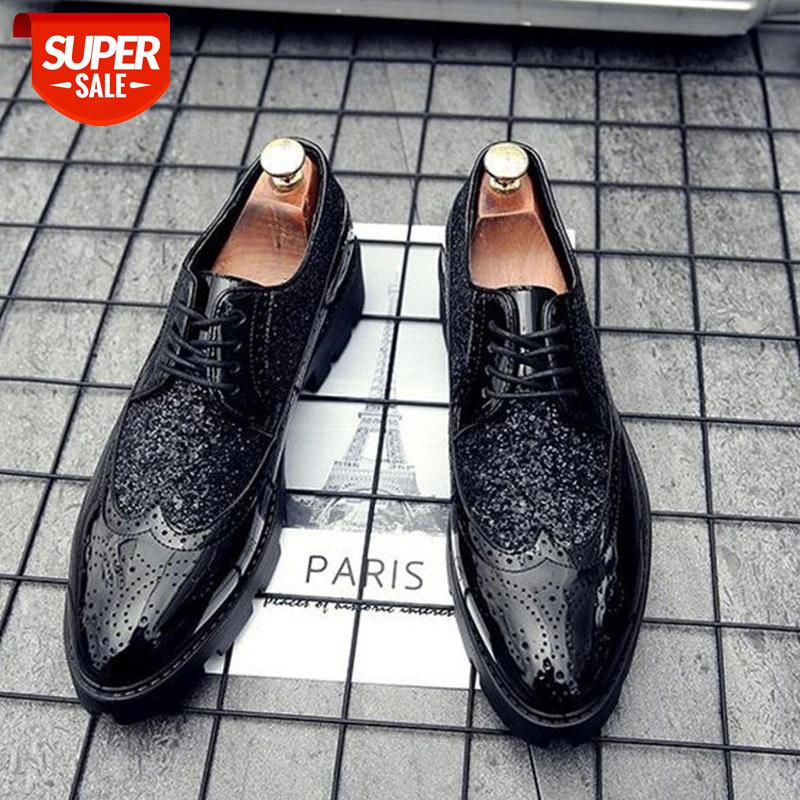 2020 New Men Shoes Oxford Autumn Men's Leather Business Shoes With Thick Bottom Brogue Party Formal Wedding Dress #it5e
2020 New Men Shoes Oxford Autumn Men's Leather Business Shoes With Thick Bottom Brogue Party Formal Wedding Dress #it5e