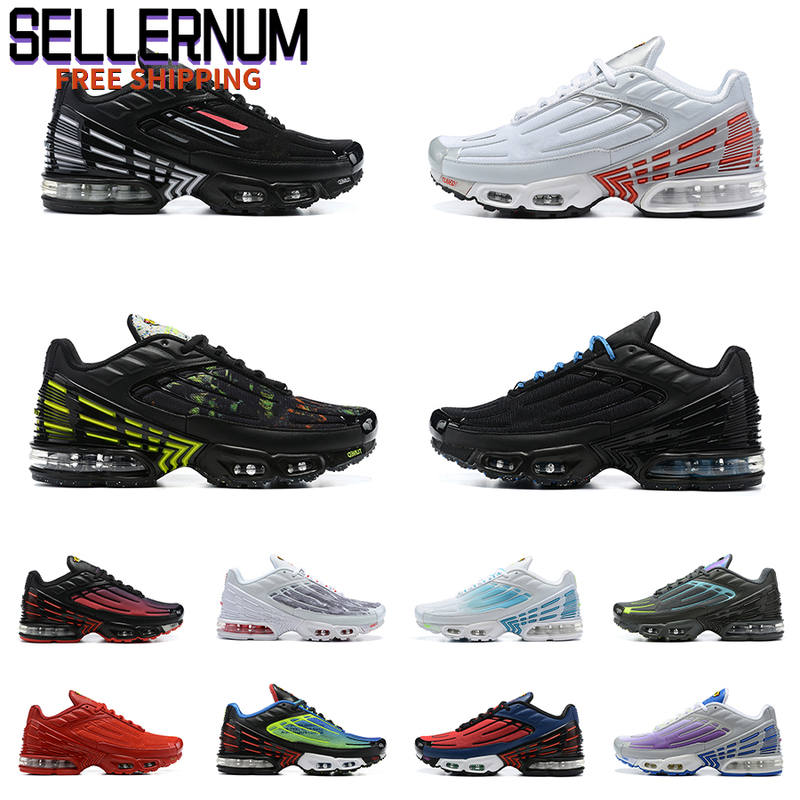 Mens Tn 3 Plus Tuned III Running Shoes TN3 Vast Parachute Crater Deep Royal Trainers Noir Triple Black Wolf Grey White Aquamarine Blue, Shown
Mens Tn 3 Plus Tuned III Running Shoes TN3 Vast Parachute Crater Deep Royal Trainers Noir Triple Black Wolf Grey White Aquamarine Blue, Shown
