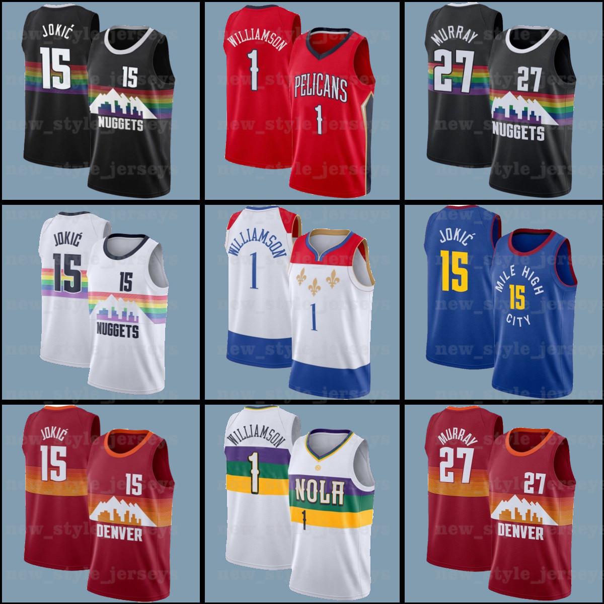 NCAA Duke 1 Zion 15 Nikola Williamson Murray Jokic 27 Jamal b4 Denver Nuggets new orleans pelicans Men Basketball Jerseys, Black;red
NCAA Duke 1 Zion 15 Nikola Williamson Murray Jokic 27 Jamal b4 Denver Nuggets new orleans pelicans Men Basketball Jerseys, Black;red
