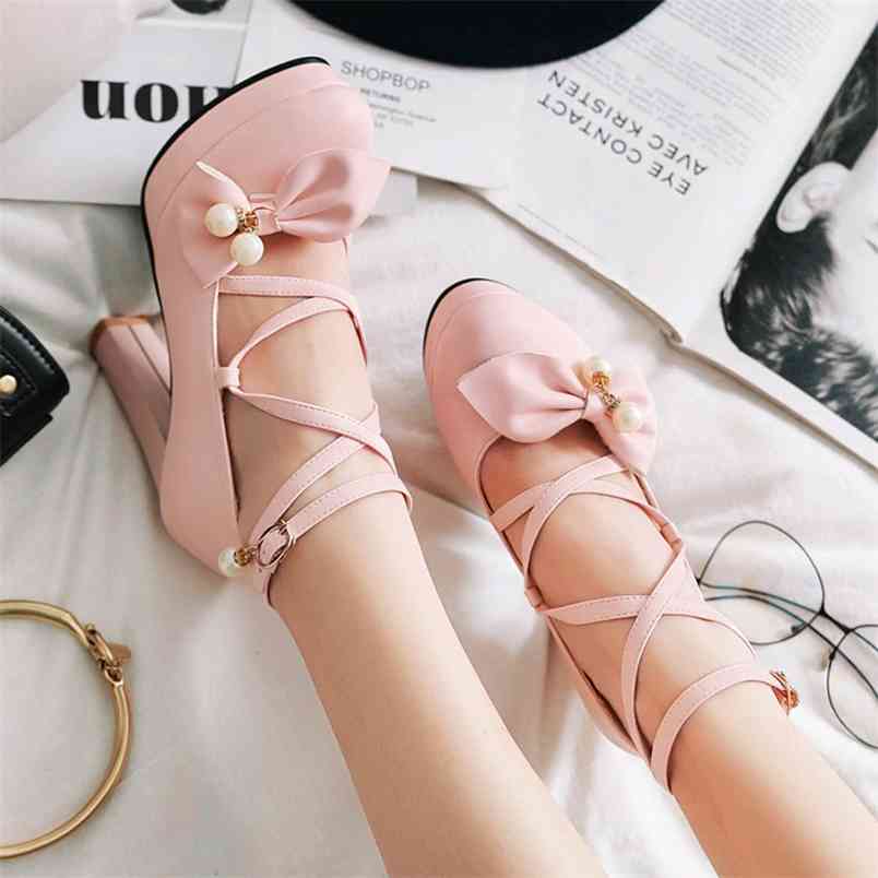 Rimocy lovely women pink bowtie ankle strap pumps spring high platform square heels shoes woman party weeding dress 210608, White
Rimocy lovely women pink bowtie ankle strap pumps spring high platform square heels shoes woman party weeding dress 210608, White