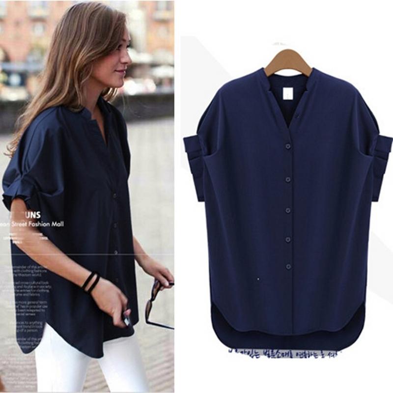 Women's Blouses & Shirts Women Chiffon 2021 Fashion Summer Tops Brand Blusas Y Camisas Mujer Casual Bat Sleeve Chemisier Femme Plus Size -5, White
Women's Blouses & Shirts Women Chiffon 2021 Fashion Summer Tops Brand Blusas Y Camisas Mujer Casual Bat Sleeve Chemisier Femme Plus Size -5, White