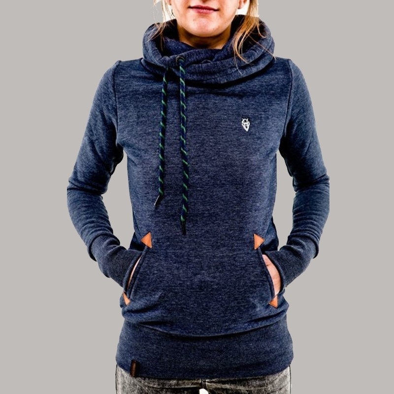 Autumn Casual Solid Hooded Hoodies Women Long Sleeve Plus Size Sweatshirts Pullover Fashion Tops Tracksuit Sweat Coat Female LJ201130
