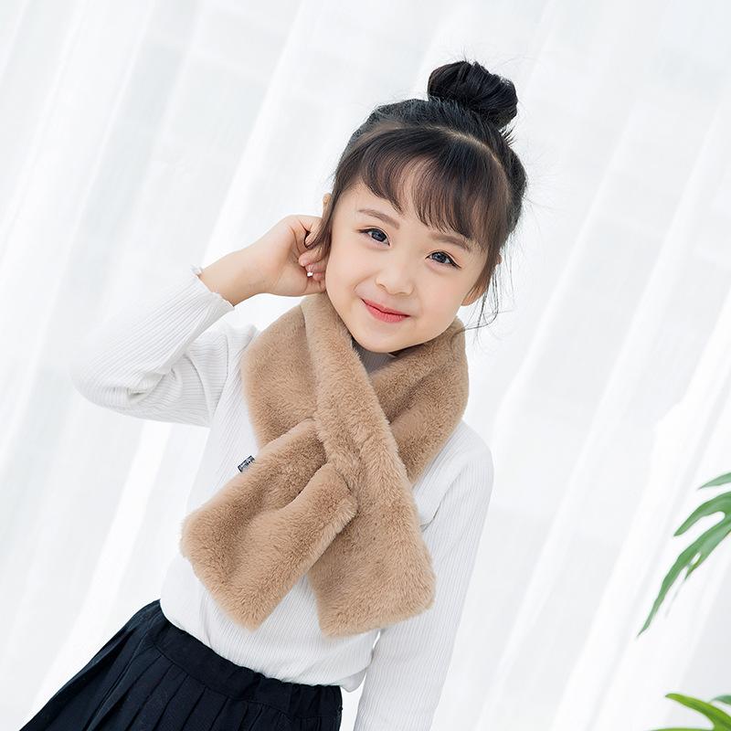Scarves Children's Scarf Autumn And Winter Boys Girls Imitation Rex Fur Solid Color Cross Bib Plush For Cold Warm
Scarves Children's Scarf Autumn And Winter Boys Girls Imitation Rex Fur Solid Color Cross Bib Plush For Cold Warm