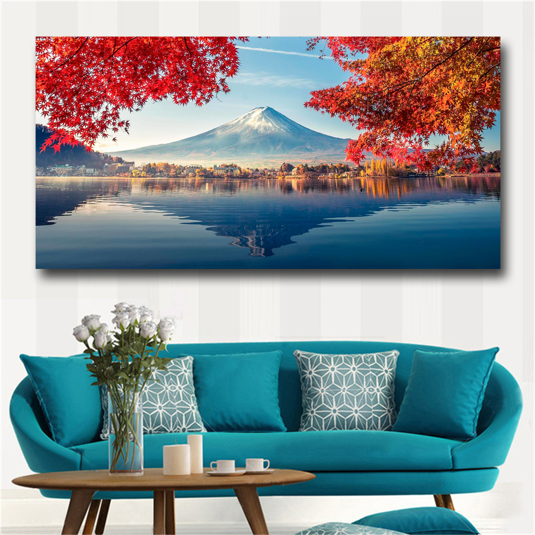 Canvas Wall Art Large art prints Home Decor Canvas Painting Wall Art Mount Fuji in autumn wall picture for Living Room No Framed #205
Canvas Wall Art Large art prints Home Decor Canvas Painting Wall Art Mount Fuji in autumn wall picture for Living Room No Framed #205