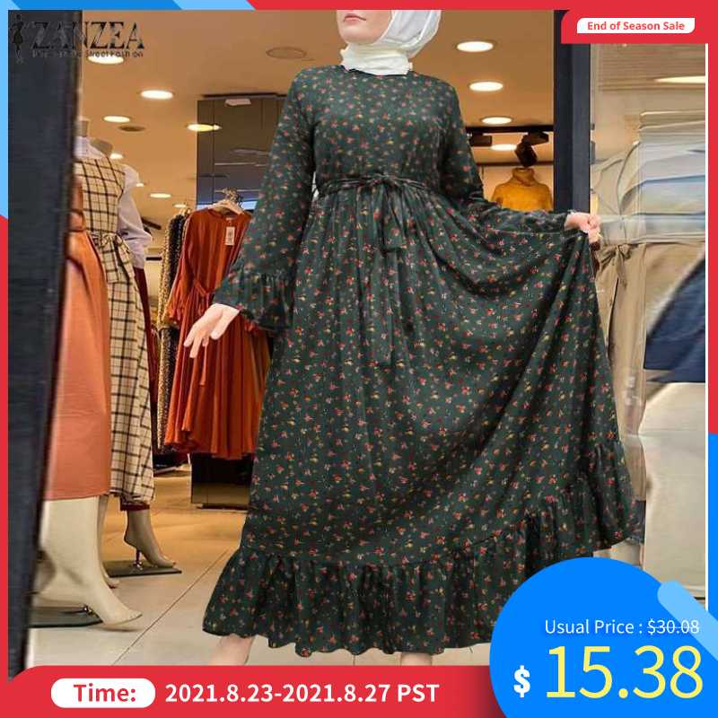 Loose Robe Casual Floral Sleeve Long Sundress ZANZEA Women Print Maxi Dresses 2021 Spring Ladies Long Vestidos Bandage
Loose Robe Casual Floral Sleeve Long Sundress ZANZEA Women Print Maxi Dresses 2021 Spring Ladies Long Vestidos Bandage