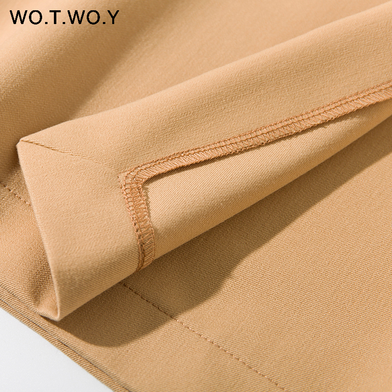 WOTWOY Summer Formal HighWaist Women Skirt Office Lady MidCalf Length Straight Womens Skirt Elegant White Skirt Femme 210311