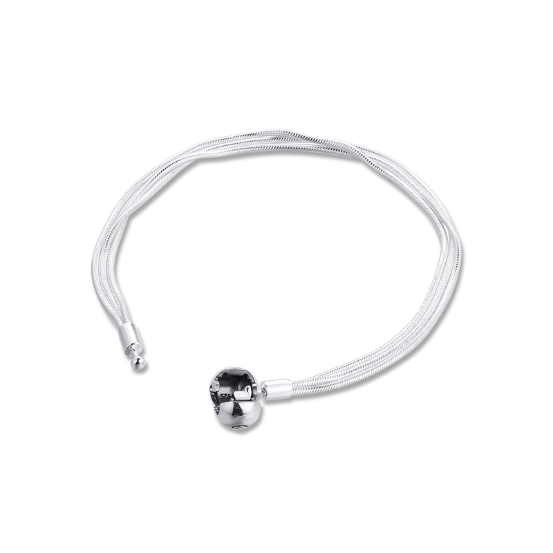 Moments Multi-Snake 2021 Bangles Braided Lucky Sign Girl Friends 100% Real Silver S925 Jewelry Snake Chain Bracelets Women
Moments Multi-Snake 2021 Bangles Braided Lucky Sign Girl Friends 100% Real Silver S925 Jewelry Snake Chain Bracelets Women