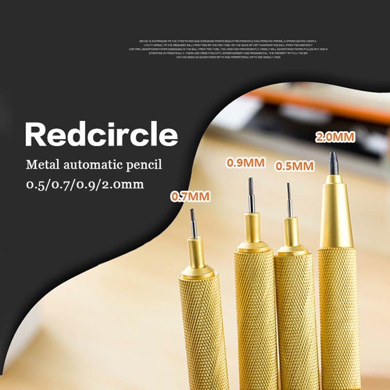 Redcircle Mechanical Pencil Drawing Drafting 0.5 0.7 2.0mm Lead Automatic s Potloden Vulpotlood School Art Supplies Y200709