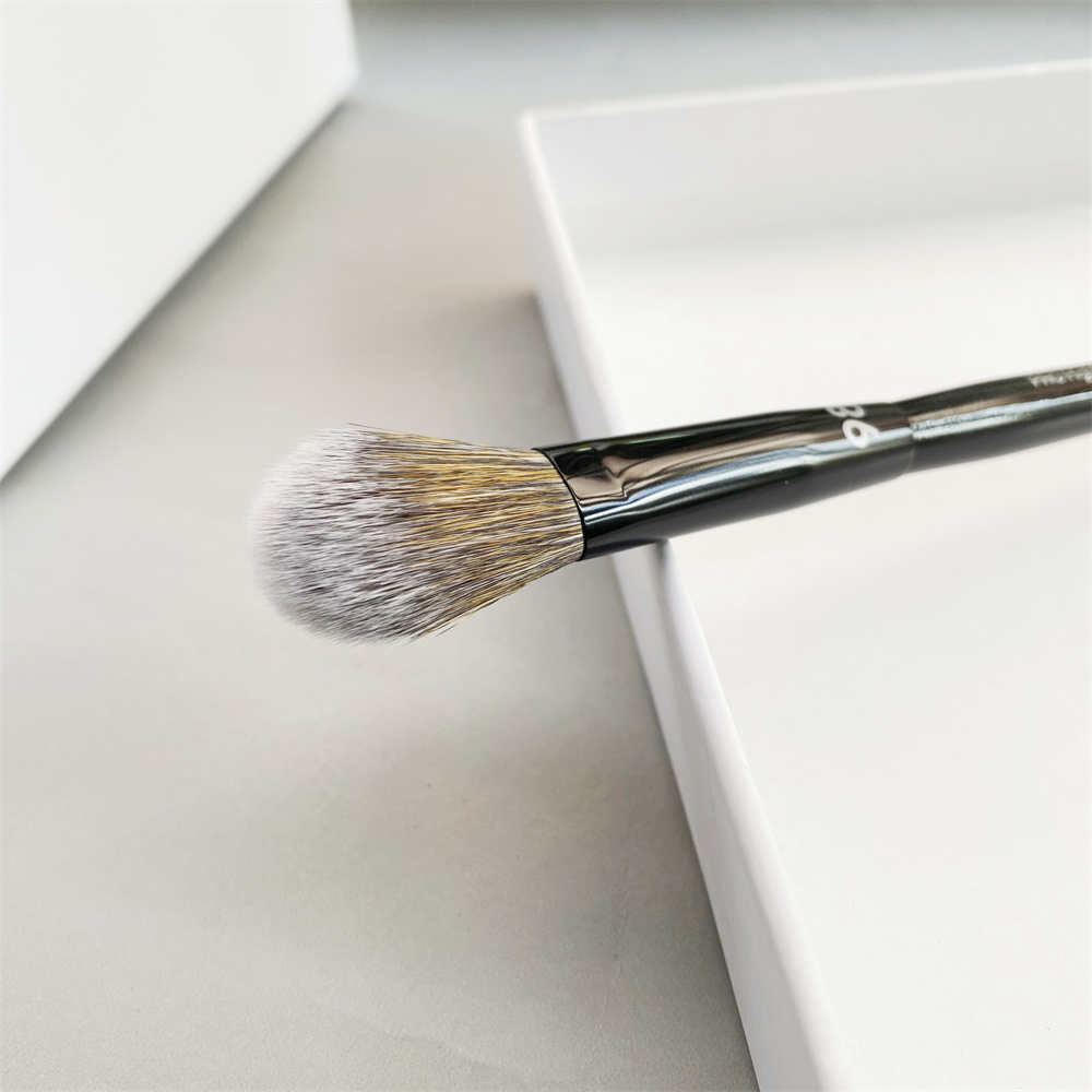 PRO Black Highlight Makeup Brush #98 - Soft Bristle Tapered Domed highlighting Cosmetics Beauty Tools