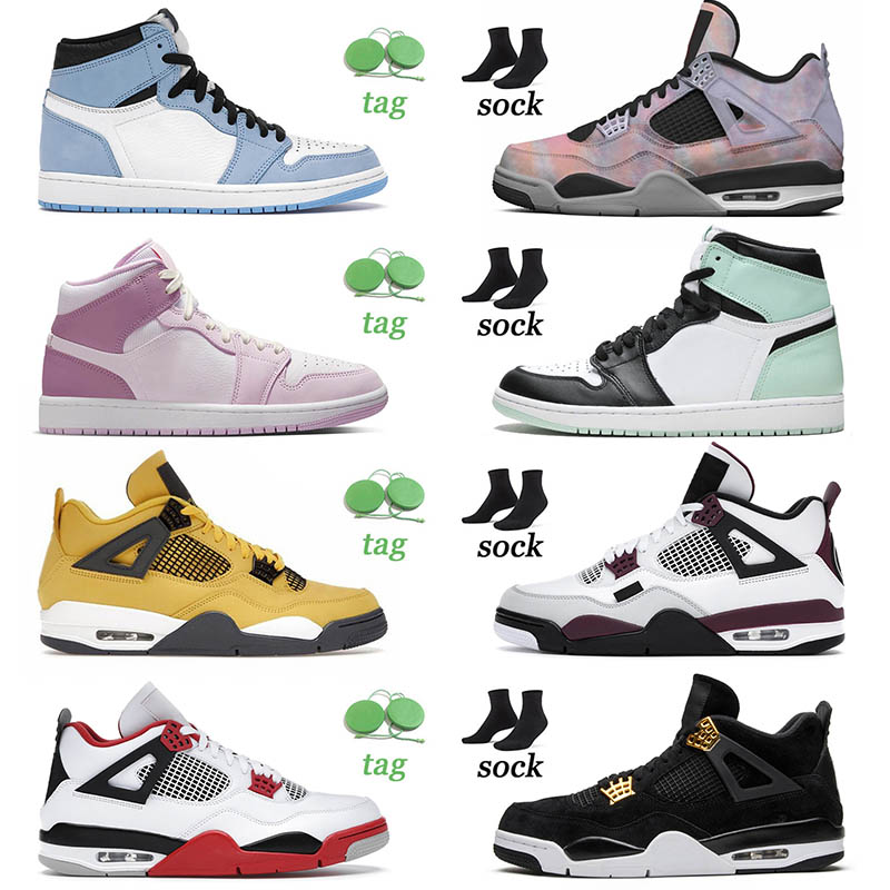 High Quality 4s IV Basketball Shoes Jumpman 1 1s Mid Chicago Toe Stage Haze Shimmer Hyper Royal High Obsidian UNC Womens Mens Sports Sneakers Trainers, D22 psgs 40-47
High Quality 4s IV Basketball Shoes Jumpman 1 1s Mid Chicago Toe Stage Haze Shimmer Hyper Royal High Obsidian UNC Womens Mens Sports Sneakers Trainers, D22 psgs 40-47