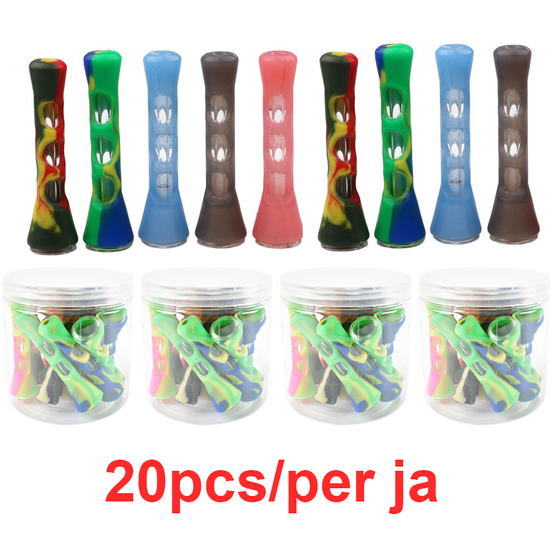 Silicone Smoking Pipe Glass Bongs 3.4 inches Cigarette Hand Portable Mini Tobacco Pipes Cigarettes Holder
Silicone Smoking Pipe Glass Bongs 3.4 inches Cigarette Hand Portable Mini Tobacco Pipes Cigarettes Holder
