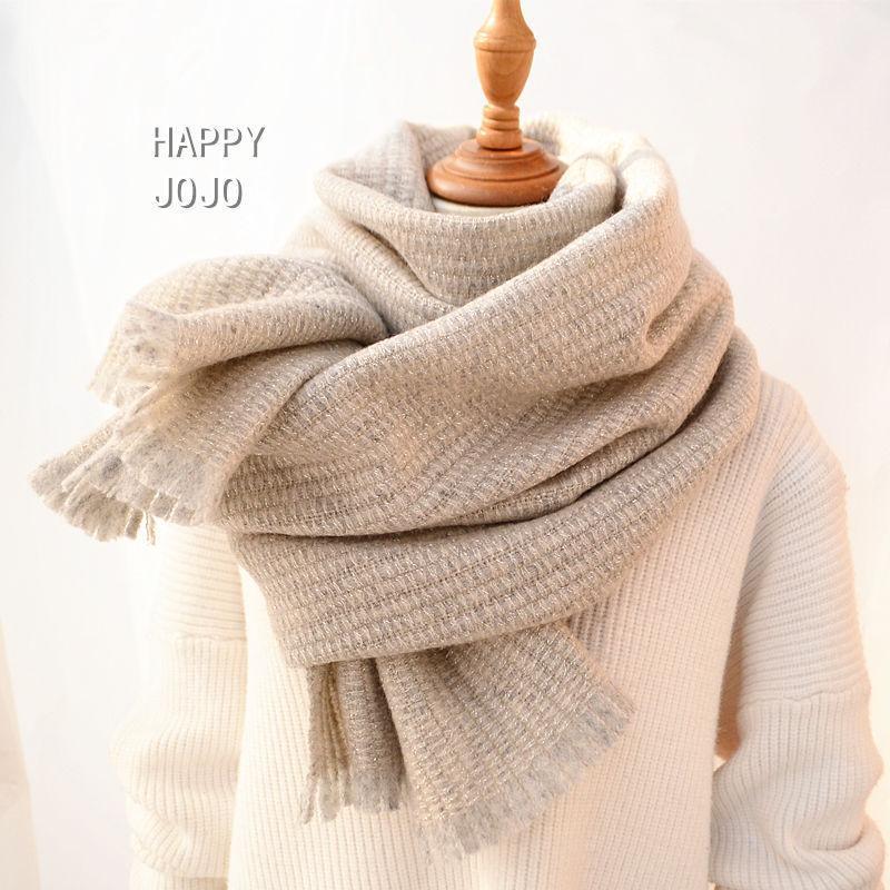 Scarves Wool Scarf High Quality Solid Color Gray Long Warm Soft Chic Fashion Casual Shawl Special Luxury Gift For Women Lady, Blue;gray
Scarves Wool Scarf High Quality Solid Color Gray Long Warm Soft Chic Fashion Casual Shawl Special Luxury Gift For Women Lady, Blue;gray