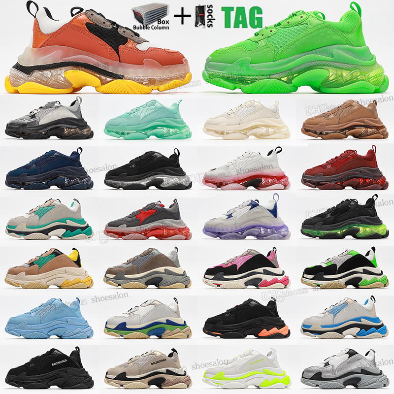 2022 Designer Triple S 17FW old Dad Casual Shoes Clear Bubble Midsole Men Women Trainers Black White Triple-S Platform Sneakers Increasing m
2022 Designer Triple S 17FW old Dad Casual Shoes Clear Bubble Midsole Men Women Trainers Black White Triple-S Platform Sneakers Increasing m
